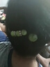 唐芙妮高級感綠色球球扭扭一字夾發(fā)夾女夏天盤發(fā)鴨嘴夾后腦勺不硌頭抓夾 國風綠 曬單實拍圖