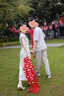 秋水伊人優(yōu)雅古典立領改良版旗袍2025年夏季新款女國風提花連衣裙 米色 S 曬單實拍圖