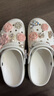 卡駱馳（crocs）貝雅云彩Clog洞洞鞋女鞋厚底涼拖戶外拖鞋沙灘涼鞋 W8 曬單實(shí)拍圖
