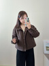 波司登25年輕薄羽絨服90絨巴恩風(fēng)休閑立領(lǐng)夾克保暖外套B250135336 曬單實(shí)拍圖