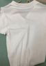 Navigare意大利小帆船女士修身V型翻領(lǐng)針織短袖T恤2324564505 白 S  曬單實拍圖