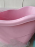 捷貝（Jebe baby） 捷貝成人浴桶塑料兒童大人洗澡盆家用大號洗澡桶沐浴盆泡澡桶 成人加厚粉色無(wú)蓋 曬單實(shí)拍圖