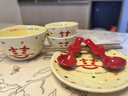 獺惠新婚禮物餐具套裝禮盒送朋友閨蜜喬遷新居禮物高級實(shí)用伴手禮 米色繽紛喜氣餐具-8件套 曬單實(shí)拍圖