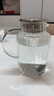 Glasslock耐熱玻璃冷水壺高硼硅家用大容量涼白開水壺泡茶果汁壺1800ml 曬單實(shí)拍圖