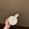 旺佰福蠟筆小新水杯女士高顏值茶水分離家用陶瓷吸管馬克杯子七夕禮物 蠟筆小新540ml 曬單實拍圖