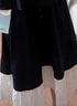 闊色（kuose）藍(lán)色蕾絲兩件套裝無袖上衣半身裙子2025春夏日穿搭款女外穿背心 藏藍(lán)色半身裙3008 M 曬單實(shí)拍圖