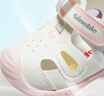 基諾浦（ginoble）嬰兒學(xué)步鞋夏季季軟底透氣兒童涼鞋男女8-18個(gè)月機(jī)能鞋GB2195 白色/粉色 20 125mm 適合腳長125-129mm 曬單實(shí)拍圖