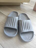 名創(chuàng)優(yōu)品（MINISO）軟云系列浴室拖鞋 灰色41-42碼 曬單實(shí)拍圖
