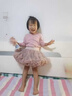 雙魚兔二代加蓬女童舞蹈表演半身裙禮服網(wǎng)紗兒童短裙tutu裙紗裙 【奶茶色】2023升級(jí)加蓬 80 cm 曬單實(shí)拍圖