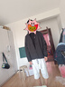 真維斯（JEANSWEST）外套男春秋季連帽開衫運(yùn)動(dòng)百搭上衣服戶外防風(fēng)沖鋒夾克男 黑色3XL 曬單實(shí)拍圖