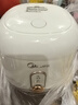 美的（Midea）電飯煲 小型家用迷你小容量 1-2人微壓功能電飯煲 電飯鍋 宿舍電煮鍋一鍵操作多功能鍋七夕禮物 不粘小飯煲 1.2L 【白玉晶釜膽】 曬單實拍圖
