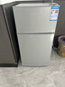 新飛（Frestec）118升雙門兩門家用小型電冰箱迷你宿舍租房二門冰箱節(jié)能環(huán)保（鈦空銀）BCD-118L2D 曬單實拍圖