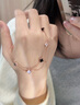 DRIG手鏈女輕奢高端項鏈銀四葉草2025新款七夕情人節(jié)禮物送女友老婆 幸運四葉草手鏈-綠【輕奢禮盒】 曬單實拍圖