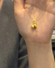 六桂福珠寶足金999馬到成功項(xiàng)鏈套鏈女2025年輕奢小眾生肖馬純金吊墜送女友 足金馬到成功套鏈 金重6.05g 曬單實(shí)拍圖