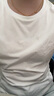 蕉下（beneunder）正肩棉質(zhì)短袖T恤女士25新款輕薄透氣休閑百搭圓領(lǐng)上衣女GP930 霜奶白 L 曬單實(shí)拍圖