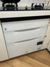 海爾（Haier）130L【小紅花廚電-綻放版】嵌入式消毒柜 滅菌艙系列大容量三門三抽 白色家用消毒碗柜 EB130B 曬單實拍圖