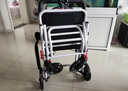 京巧鋁合金輪椅小型輕便折疊老人手推車專用出行便攜式輪椅旅行代步車 曬單實拍圖