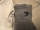 NIKE  3BRAND 耐克男女中長襪3雙裝2025夏季新款青少年運(yùn)動(dòng)襪子 白色/巖嶺灰 10歲以上 9/11 【適合38碼以上】 曬單實(shí)拍圖