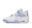耐克女鞋 Air Jordan 4 AJ4 白藍(lán)海軍藍(lán)時(shí)尚復(fù)古籃球鞋時(shí)尚運(yùn)動(dòng)鞋 HV0823-100 37.5 曬單實(shí)拍圖
