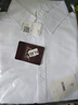 柏銘臣短袖襯衫男夏季新款商務(wù)正裝抗皺免燙純色修身寬松職業(yè)襯衣男士 白色＋白色 XL 【建議105-120斤左右】 曬單實(shí)拍圖