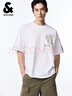杰克·瓊斯（JACK&JONES）男裝衣服NBA聯(lián)名春夏款潮酷百搭舒適運動(dòng)OVERSIZED短袖T恤男裝 A06本白色-1 常規 M 曬單實(shí)拍圖