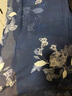 一城風絮藍語晴芳丨原創(chuàng)設計丨夏季清雅印花薄款天絲麻印花旗袍國風連衣裙 藍色天絲麻印花旗袍 L 曬單實拍圖