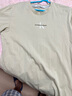 Calvin KleinJeans夏季男女情侶中性經(jīng)典ck刺繡印花休閑純棉圓領(lǐng)短袖T恤上衣 曬單實(shí)拍圖