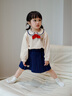 幼歌（YOUGE）嬰幼兒秋季卡通小熊衛(wèi)衣柔軟舒適褲子童趣學(xué)院風(fēng)多件套 炒米（衛(wèi)衣） 90 cm 曬單實(shí)拍圖