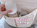 taoqibaby媽咪包嬰兒外出用品母嬰背奶雙肩多功能大容量媽媽包淺象牙 曬單實(shí)拍圖