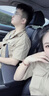 JEEP SPIRIT法式情侶裝夏季小眾設(shè)計(jì)感韓版顯瘦男女短袖襯衫赫本風(fēng)一裙一衣潮 女連衣裙 2XL 曬單實(shí)拍圖