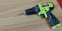 芝浦（zhipu）家用電鉆手電鉆打孔充電電動螺絲刀12V電動電鉆家用工具箱 【12V雙速】塑盒+2電1充 曬單實拍圖