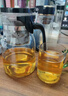 金灶（KAMJOVE）飄逸杯泡茶壺 耐熱玻璃茶具泡茶壺 過濾花茶壺泡茶器茶水分離杯 K-206/600毫升 曬單實(shí)拍圖