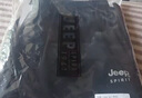 JEEP SPIRIT吉普七分褲夏季男薄款冰絲短褲男速干運動褲透氣休閑褲子黑色XL 曬單實拍圖