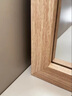 無(wú)印良品（MUJI） 木制鏡/OA/WN KFB59A1S 穿衣鏡 白橡木風(fēng)格/黑胡桃風(fēng)格 原色 OA 長(zhǎng)40*寬40*高147.5cm 曬單實(shí)拍圖
