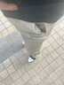 BASEMAN褲子夏季男休閑薄款冰絲直筒彈力潮流運(yùn)動(dòng)修身簡約速干商務(wù)長褲 卡其色 L 【建議110-130斤】 曬單實(shí)拍圖