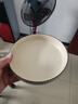 川島屋（KAWASIMAYA）北歐碗碟套裝碗盤(pán)餐具家用簡(jiǎn)約創(chuàng  )意陶瓷飯碗湯碗面碗水果盤(pán)魚(yú)盤(pán)子 卡其色8英寸深盤(pán) 曬單實(shí)拍圖