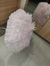 IGIFTFIRE洛麗塔雨傘Lolita羽毛洋傘手作重工花嫁小洋傘小羽毛傘lo傘 3.0藍粉直柄 常規(guī)款 曬單實拍圖