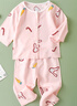 小憨鹿夏季嬰兒棉綢套裝寶寶家居服兒童睡衣空調(diào)服 開(kāi)衫-小動(dòng)物 90 cm(60碼)兩用檔 曬單實(shí)拍圖