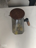 憶壺茶茶壺家用可放冰箱涼水壺大容量冷水壺耐高溫加厚玻璃水壺涼開水壺 【2.1L】黑色玻璃涼水壺 曬單實(shí)拍圖