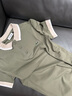 LACOSTE法國鱷魚女裝25春夏新款時(shí)尚拼色修身Polo領(lǐng)連衣裙|EF7196 BMY/卡其綠 XL 42 曬單實(shí)拍圖