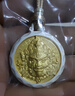 千足尹足銀999描金黃財神吊墜新中式國風(fēng)招財可轉動(dòng)八寶男女套鏈禮物 足銀銀色黃財神八寶吊墜約30克 曬單實(shí)拍圖
