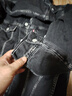 Levi's李維斯情侶同款美式寬松時(shí)尚休閑街頭情侶牛仔棉服夾克外套 黑色 L 曬單實(shí)拍圖