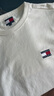 TOMMY JEANS【純色純棉】25新款夏季男裝平紋針織潮流刺繡短袖T恤20322 曬單實(shí)拍圖