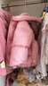 巴拉巴拉童裝嬰兒羽絨服女童寶寶冬季短款外套兒童保暖萌男童 白綠色調(diào)00314 100cm 曬單實(shí)拍圖