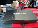 WOB rainy75客制化鍵盤三模鋁坨坨機械鍵盤cnc電腦無線藍牙游戲電競外設雨 奶酪白-電泳-RGB/雪頂可可軸/冰晶 曬單實拍圖