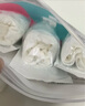 蓓安適一次性?xún)妊澟靠咕兠尢睾駰l紋萊卡棉日拋免洗褲女三角白色XL 曬單實(shí)拍圖