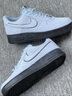 耐克空軍一號男子膠底運動鞋秋季官方NIKE AIR FORCE 1 HQ1966 400淺軍械藍/淺軍械藍/黑 41 曬單實拍圖