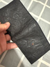 個樂經(jīng)典羊皮短款錢包手工真皮多卡位卡夾卡包情侶七夕禮物 黑巧棕（小男孩） 曬單實拍圖