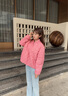 波司登秋季輕薄羽絨服女90絨寬松短款顯瘦短款保暖外套B250135306 曬單實拍圖