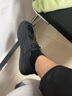 雅格納品牌男鞋夏季新款皮鞋男士休閑鞋透氣免系帶板鞋男增高商務(wù)鞋子男 黑色平底款 40 （標準皮鞋碼） 曬單實拍圖